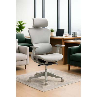 Chaise de bureau ergonomique avec filet respirant - 3 angles réglables, accoudoirs 4D, roues pivotantes à 360 ° silencieuses, peu encombrante pour la maison / le bureau (chaise d'étudiant / d'ordinateur / de jeu)