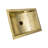 Nantucket Sinks Brightwork Home 12.75'' Metal Rectangular Bathroom Sink with Overflow-4095051