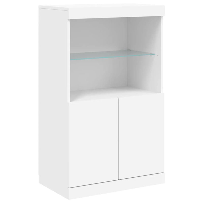 Basak 100cm H x 60.5cm W Standard Bookcase, White