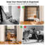 Barrière pour animaux de compagnie extra haute de 187 cm (73,6 po), largeur réglable de 75 à 131 cm (29,5 à 51,6 po), panneau supérieur transparent et barrière inférieure en métal, espacement étroit de 3,5 cm (1,37 po), montage par pression sans perçage, fermeture automatique-713718310-713718331