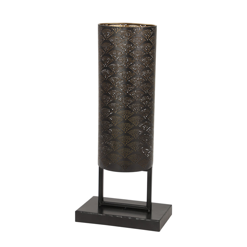 Lanterne moderne en métal, H 23 po x l 10 po x P 6,5 po