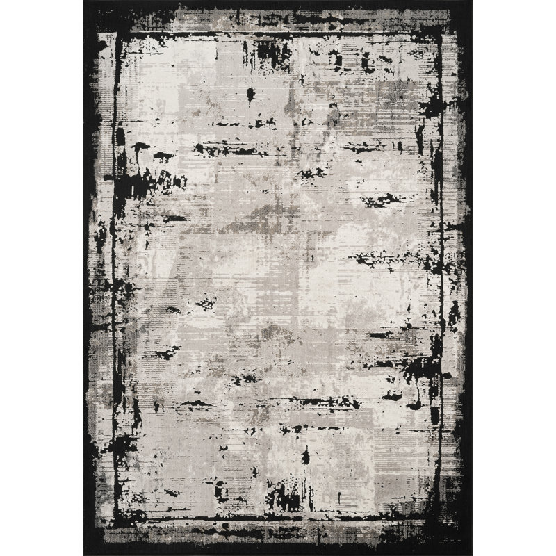 Abstract Area Rug, Rectangle 200 x 290 cm
