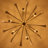 6 Lights Black And Gold Geometric Chandelier