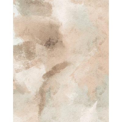 Earthy Textured Abstract by Josie George — Abstract Wall Art — 40 × 60 Framed Canvas (Gold)