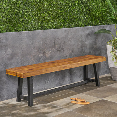 Kanisa Outdoor Wooden Bench