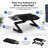 WorkEZ Adjustable Keyboard Stand - On-Desk Keyboard and Mouse Riser for Standing Work -22946472