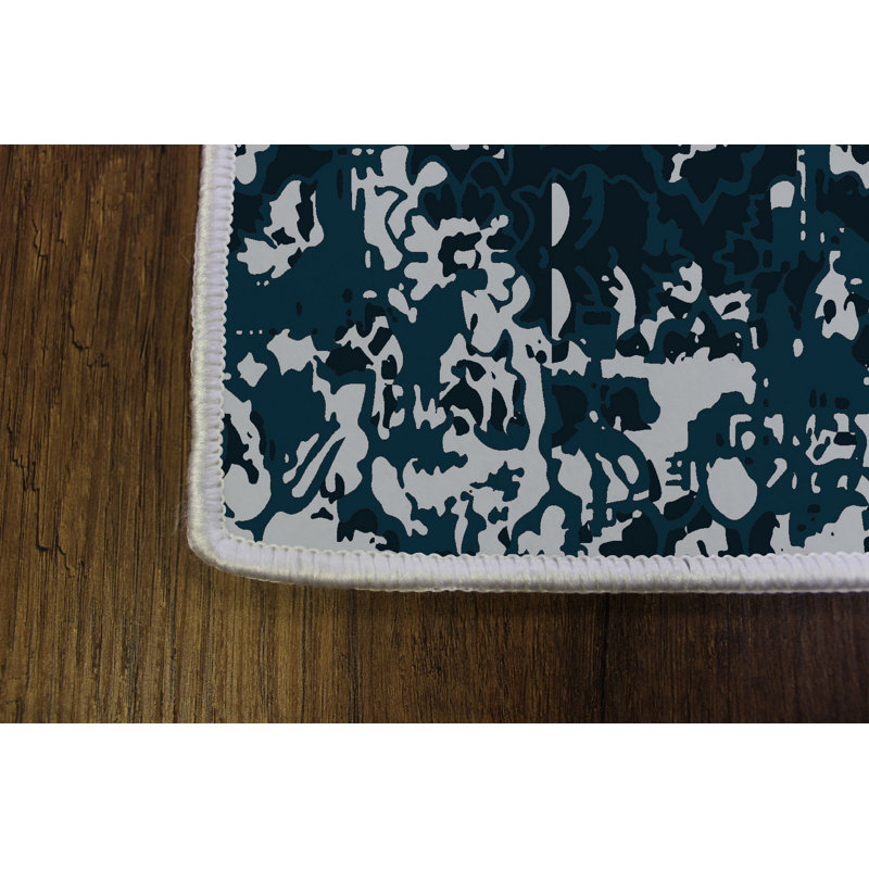 Luxurious Woven Carpet Rug, 2.6 x 4.0 ft | 100% Polyester, 0.4 in Pile Height | Antibacterial & Non-Slip PVC Dot Underside | Machine Washable, 3D Digital Printing | Perfect for Living Room & Bedroom Decor