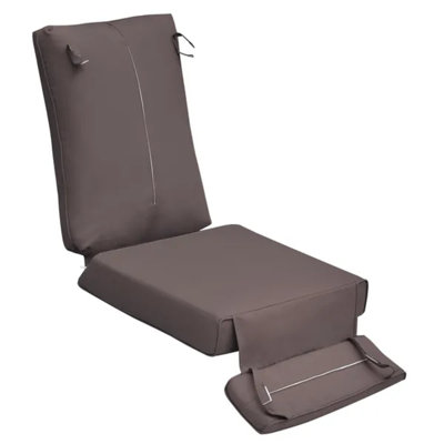 Recliner Replacement Cushion – Patio Furniture Cushion, Removable Washable Polyester Cover, Red/navy/beige/orange/dark Brown