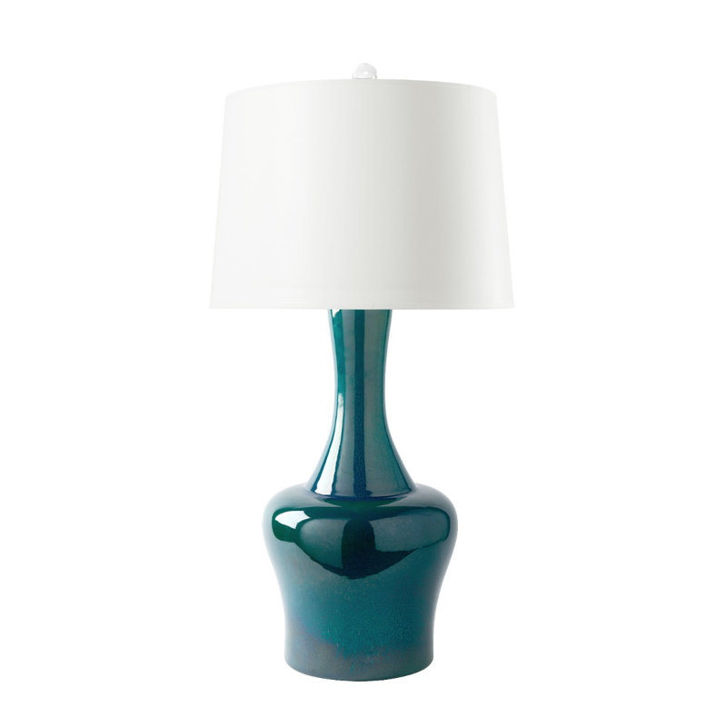 Nadia Table Lamp, Green Lapis