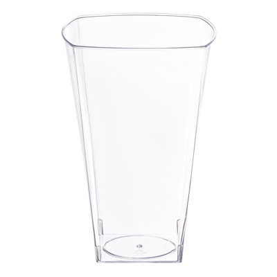 10 oz Gobelets en plastique transparents carrés