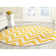 Sanyla Cambridge Hand Tufted Wool Chevron Rug
