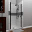 Porte de douche à charnière semi-sans cadre 32 "x 66" Swinging-42574441-42574442