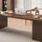 Walnut L-Shaped Solid Wood desks-107934396-107934398