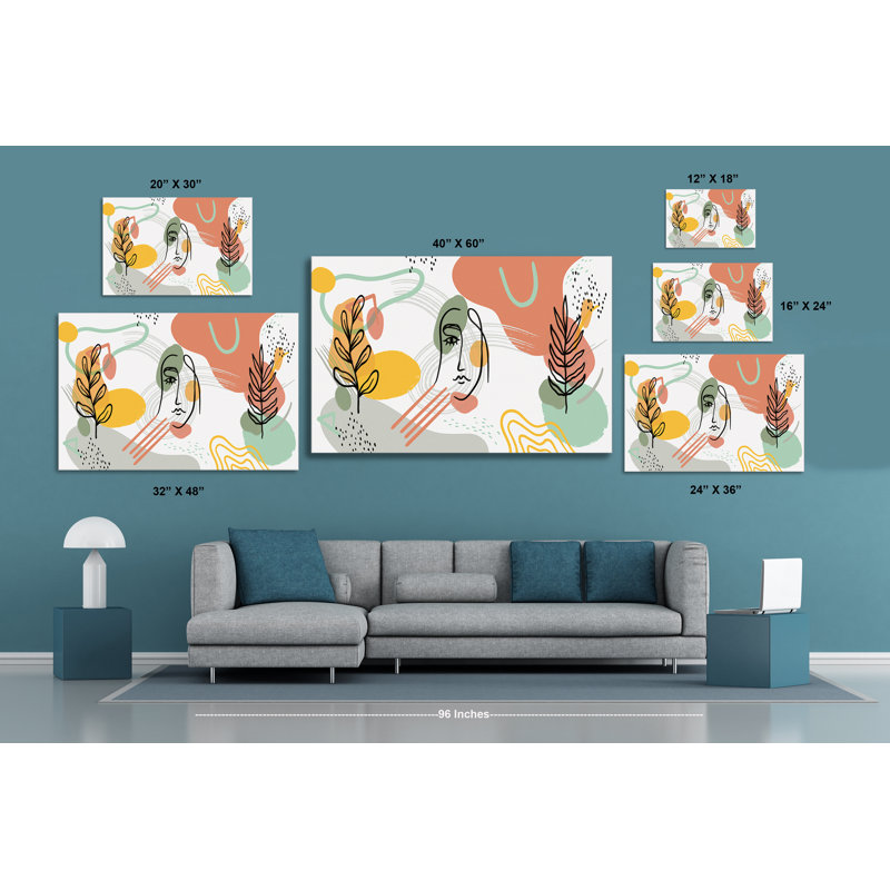 Vie bohémienne 935 - Impression sur toile tendue, H 40 po x l 60 po x P 1,5 po