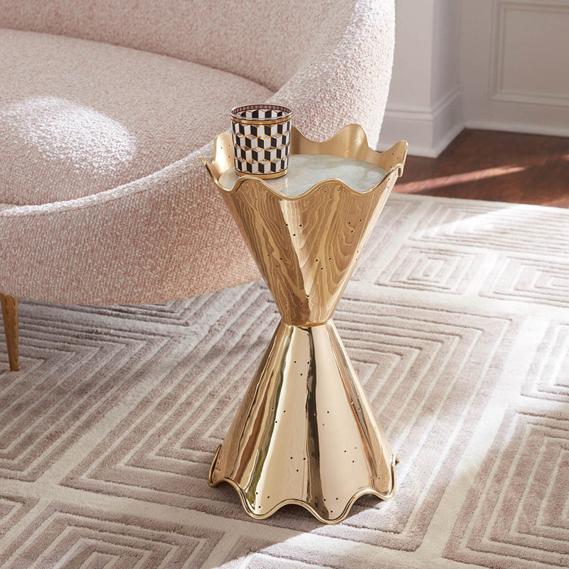 Ripple Stone End Table