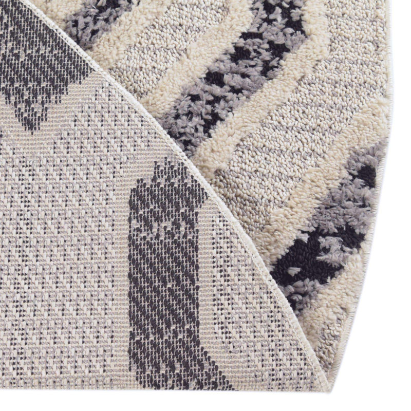 Gosnold Geometric Indoor Rug, Round 4'