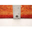 Tapis de couloir en laine noué à la main de conception unique noué à la main new age de style persan 18/20 orange 2 pi 7 po x 11 pi 9 po tapis décoratif