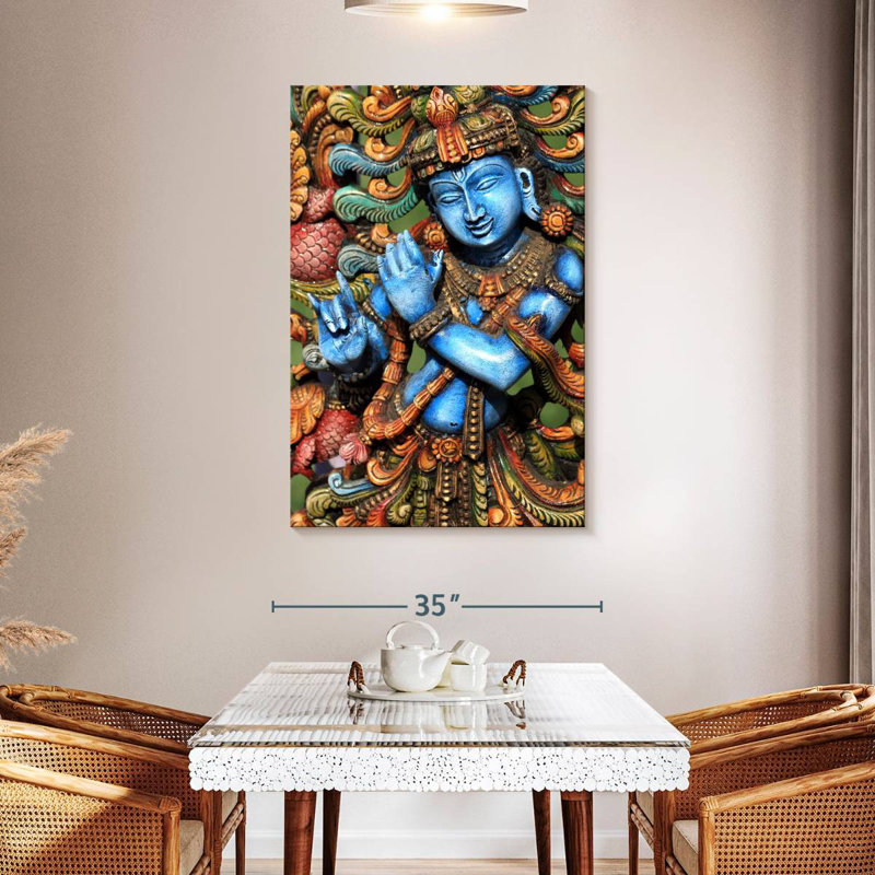 Adella Lord Krishna, 48" H x 32" W