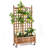 Bardot Wood Planter Box with Trellis-909946488