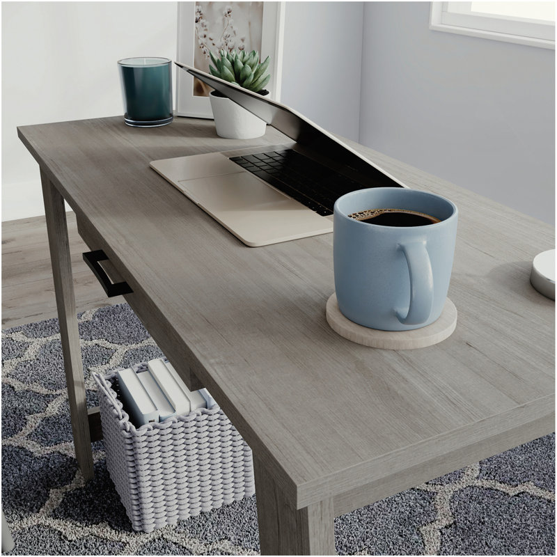 Writing Table, Grayish Brown Finish