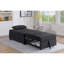 Canapé-lit contemporain en tissu Sherpa