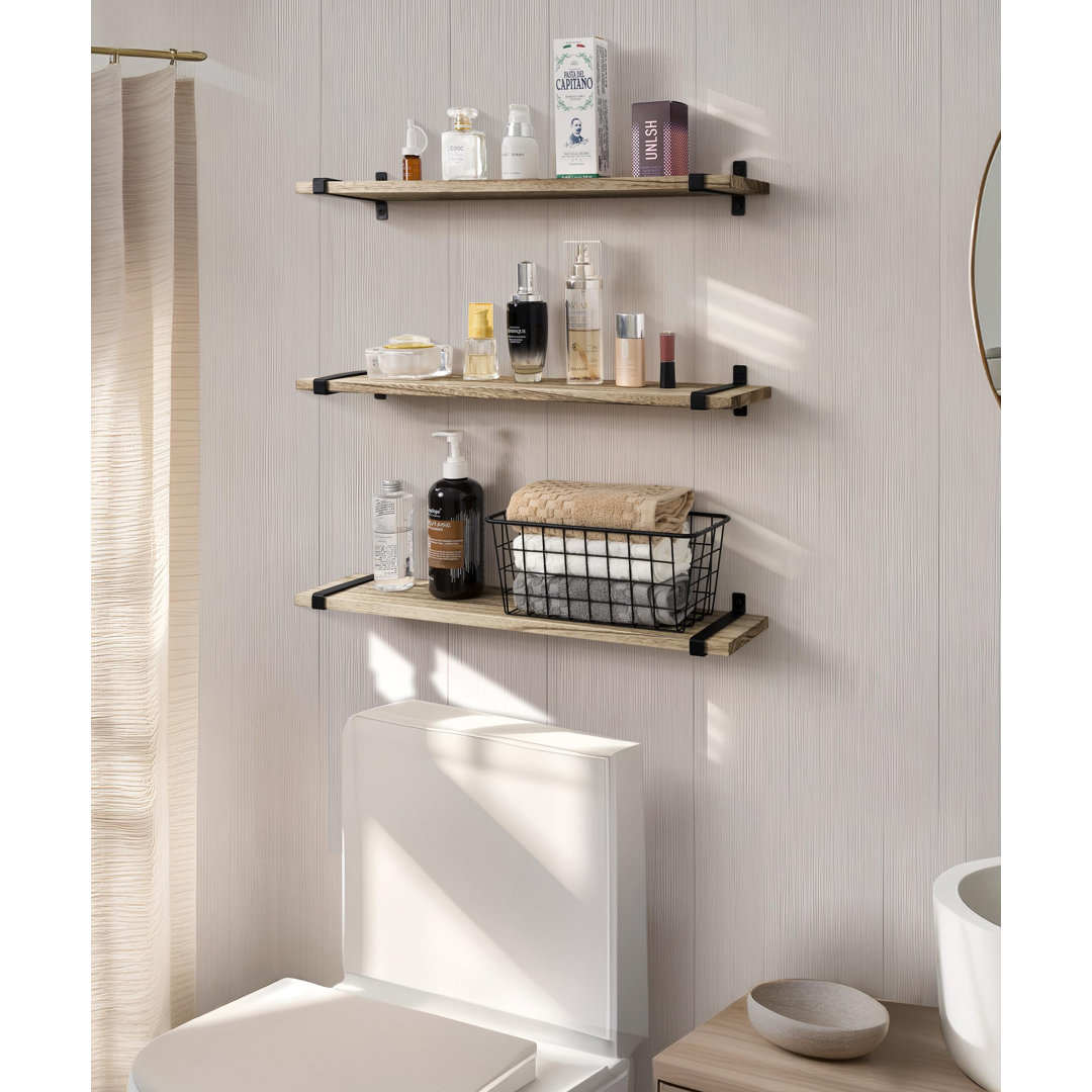 Bertu Wood Floating Shelf