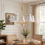 5 - Light Iron and Steel Chandelier