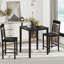Counter-Height Dining Table Set for Square Kitchen Table & Bar Chairs-713485781