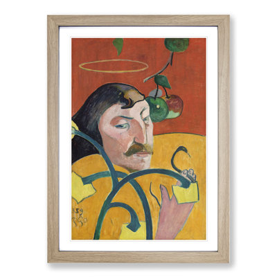 Self-Portrait Vol.2 by Paul Gauguin - Picture Frame Painting