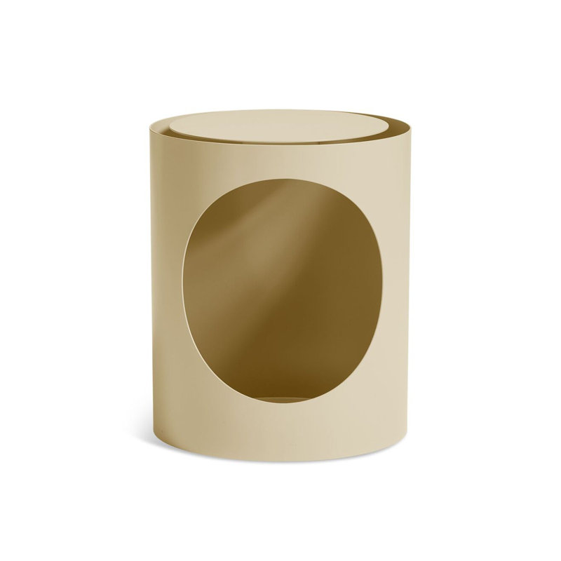 Tabl Side Table, Ivory
