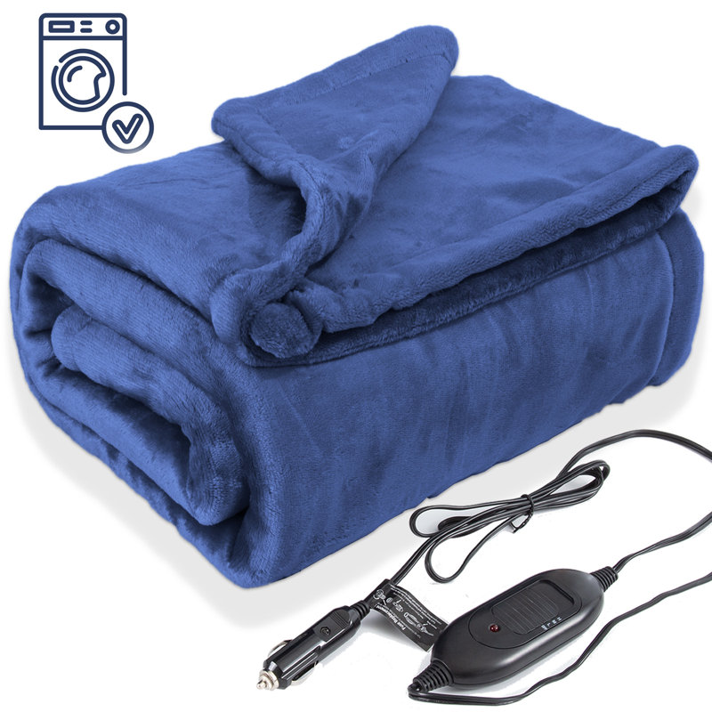 Hand Woven Heated Throw Blanket