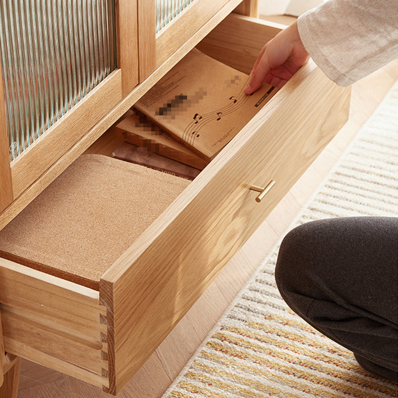 Modern simple log bookcase