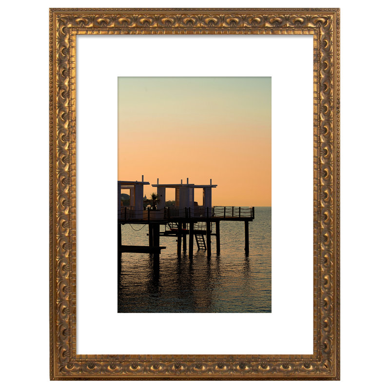Padro Brown Matte Picture Frame with Mat