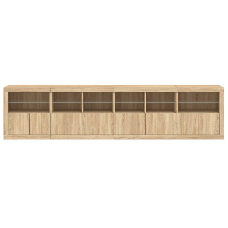 Basilotto 283cm Sideboard, Sonoma Oak