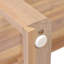 67" Acacia Wood Outdoor Dining Table, Ideal for Patio & Garden Gatherings