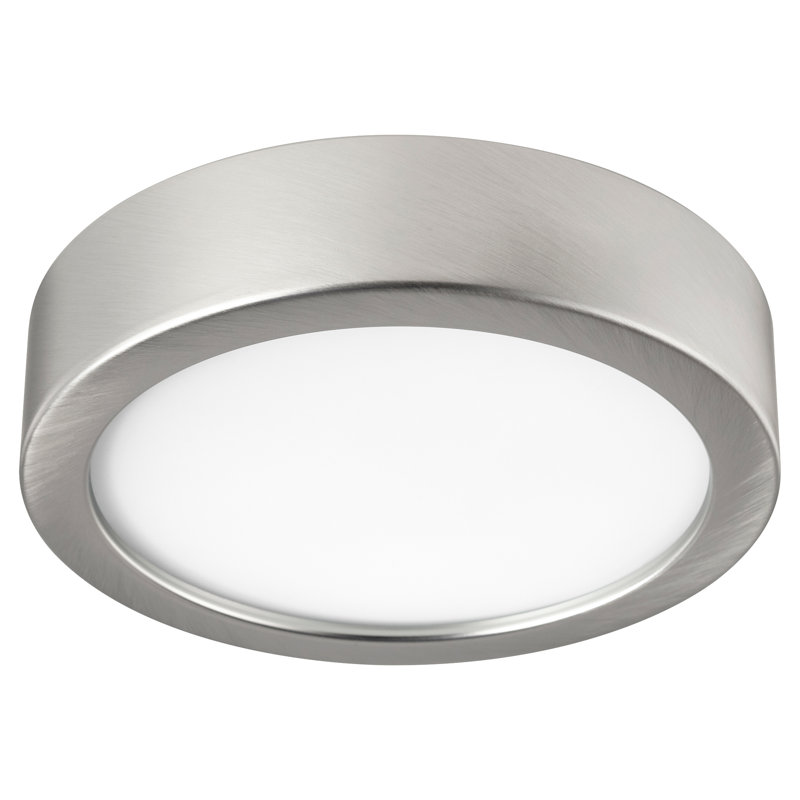 Ventilateur de plafond à DEL 1 lumière, Argent