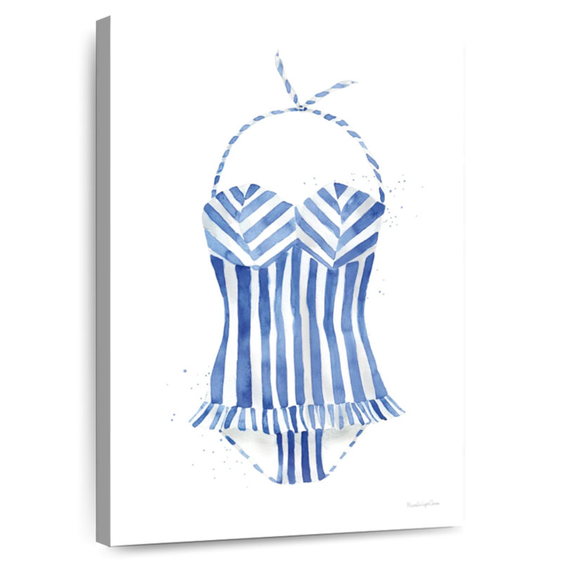 Maillot de bain bleu Sh Shetworth, H 45 po x l 30 po