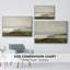 Paysage rétro - DCLV III, toile tendue avec châssis encadré-159573909-159573908