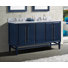 Ensemble de meuble-lavabo double 61 po avec miroir Ewen