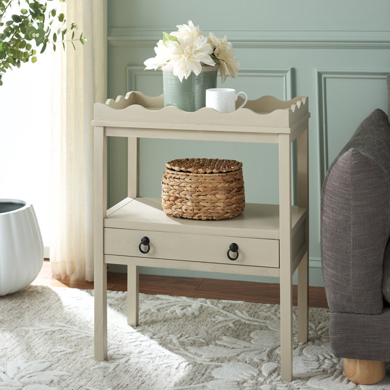 Kirkley Rect Accent Table, Sand