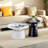 2 Piece Round Nesting Coffee Table Set
