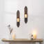 2 Piece Metal Wall Bath Sconce Set