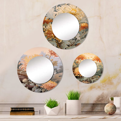 Elijahwan Metal Round Mirror