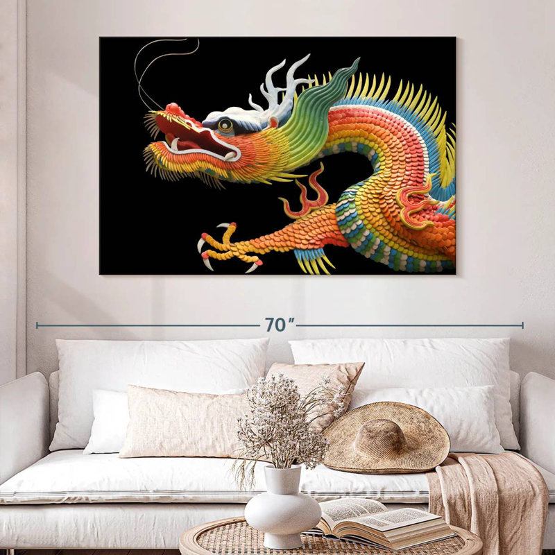 Traditional Dragon, 34" H x 51" W