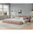 Chenille Fabric Platform Bed-1345894196