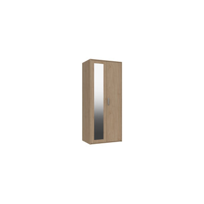 Zakariyah 2 Door Manufactured Wood Wardrobe