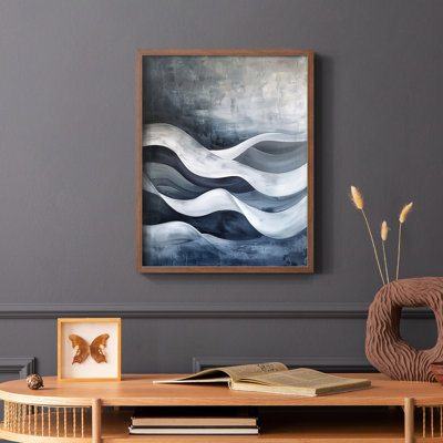 Série ABSTRACT CDLxxv - reproduction encadrée de qualité supérieure - prête à être accrochée - aucun clou requis