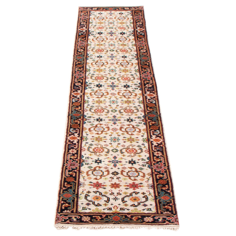 Tapis de couloir unique en laine noué à la main de style nouvel âge 2 pi 7 po x 11 pi 10 po Terriah