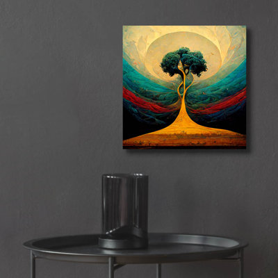 «Arbre de vie 14» par Ray Heere, art mural en verre acrylique Red Barrel Studio®, ACR-37793