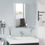 Claunch Bathroom Mirror Cabinet, Bathroom Wall Cabinet, 30 x 14 x 55 cm